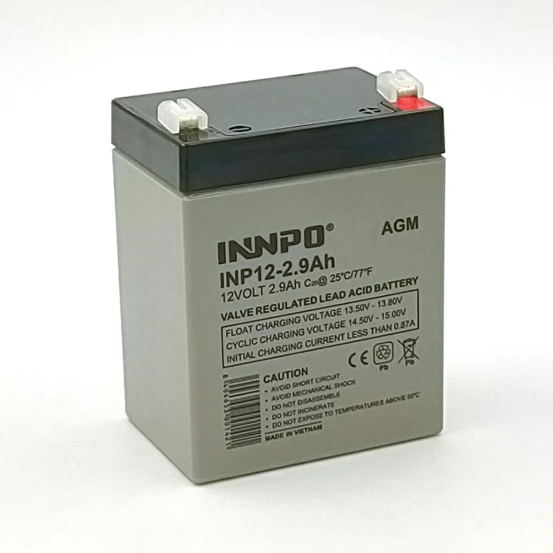 Lead-Acid AGM Battery 12V 2.9Ah