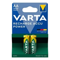 Rechargeable batteries AA Varta 2600mah blister of 2 units