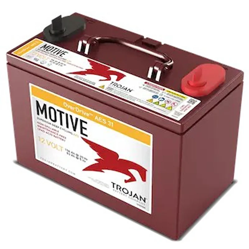 Lead-Acid AGM Battery 12V 100Ah Trojan Motive 31-AES