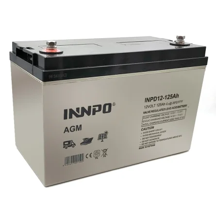 Lead-Acid AGM Battery 12V 125Ah INNPO Deep Cycle