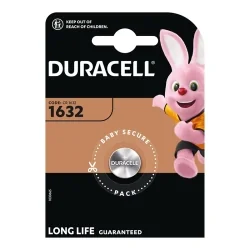 Duracell CR1632 Lithium Button Cell Batteries (1 Unit)