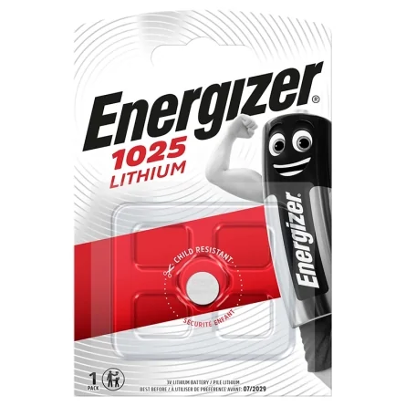 Energizer CR1025 Lithium Button Cell Batteries (1 Unit)