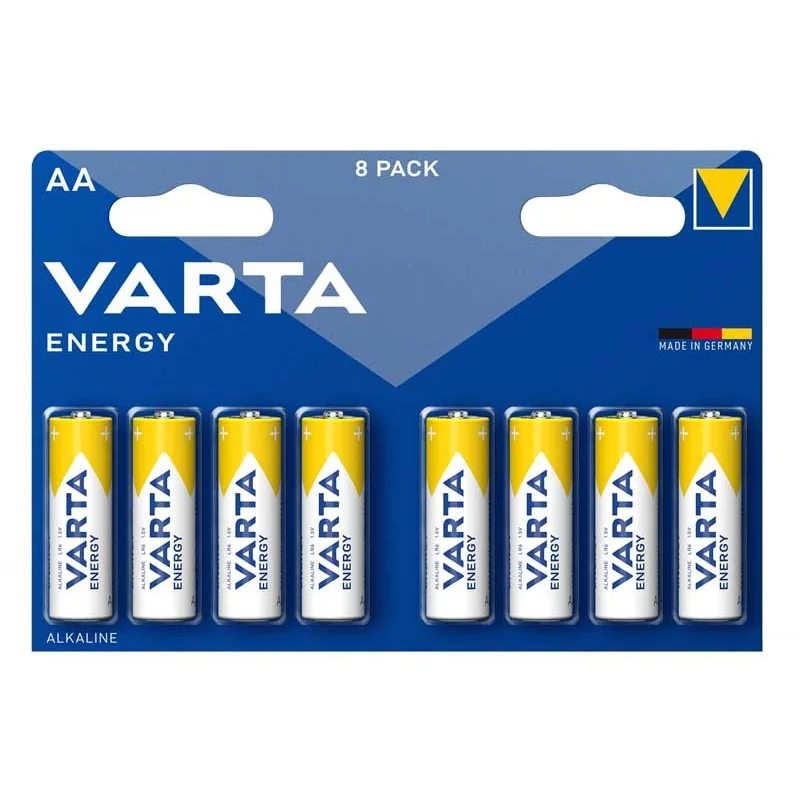 Batteries VARTA AA Energy 1.5 V - 8 batteries