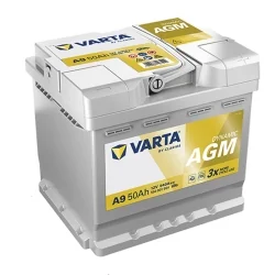 New Battery Varta A9 Start Stop AGM 50Ah