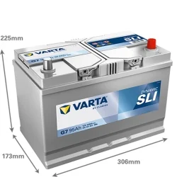 New battery Varta G7 SLI 95Ah