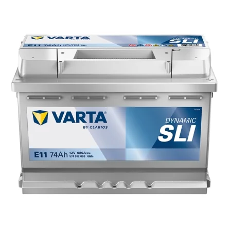 New battery Varta E11 SLI 74Ah
