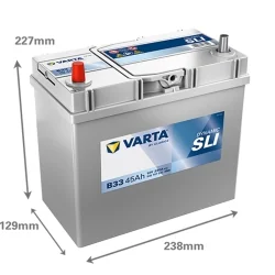 New battery Varta B33 SLI 45Ah