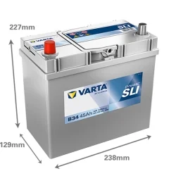 New battery Varta B34 SLI 45Ah