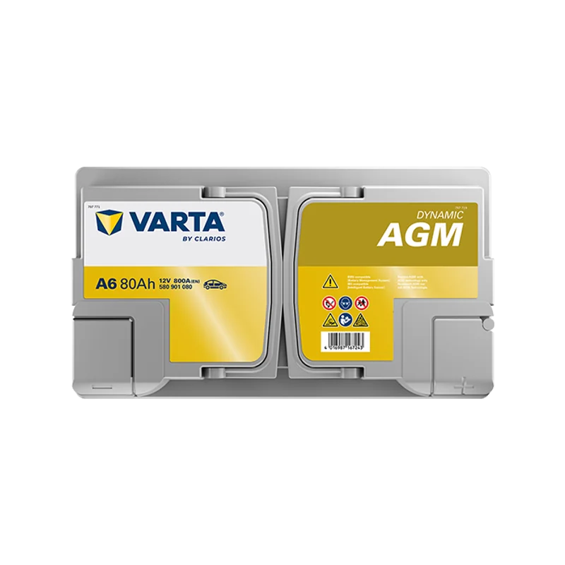 Battery Varta A6 Start Stop AGM 80Ah