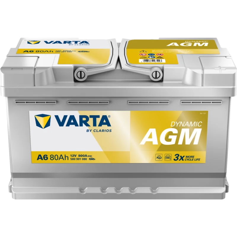 Varta A6 Start Stop AGM 80Ah