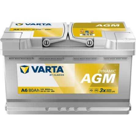 Varta A6 Start Stop AGM 80Ah