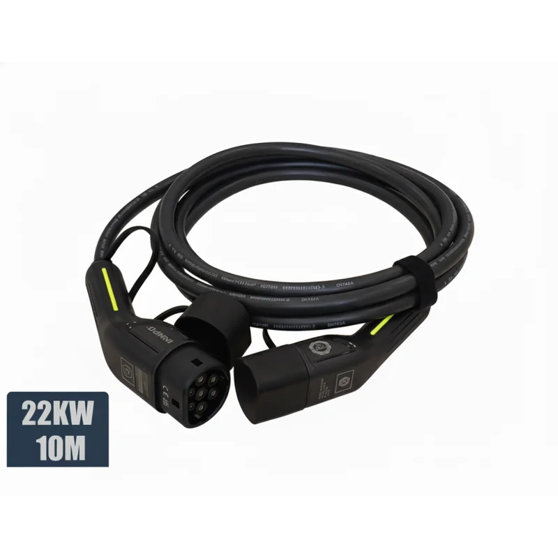 EV Charging Cable Type 2 to Type 2 22kW 32A – 3-Phase 10m