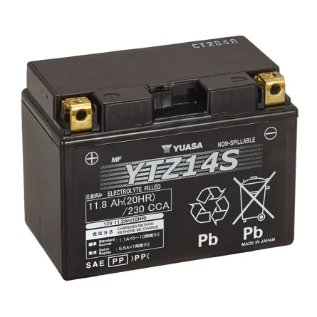 Battery Yuasa YTZ14S AGM 11.8Ah