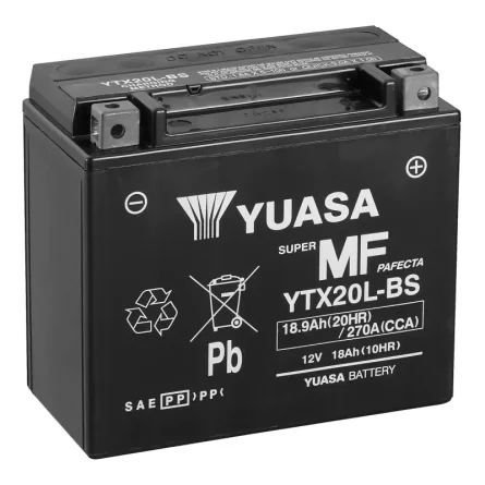 Battery Yuasa YTX20L-BS AGM 18.9Ah