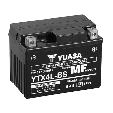 Battery Yuasa YTX4L-BS AGM 3.2Ah