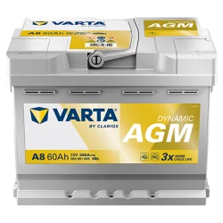 Battery Varta A8 60Ah