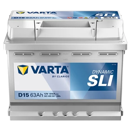 Battery Varta D15 63Ah