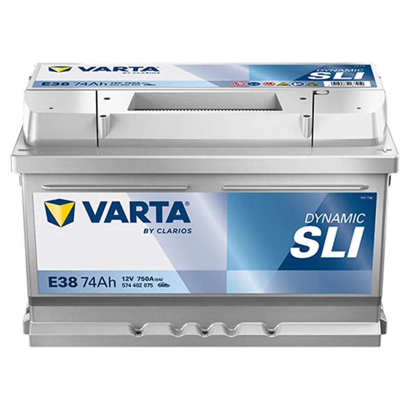 Battery Varta E38 74Ah