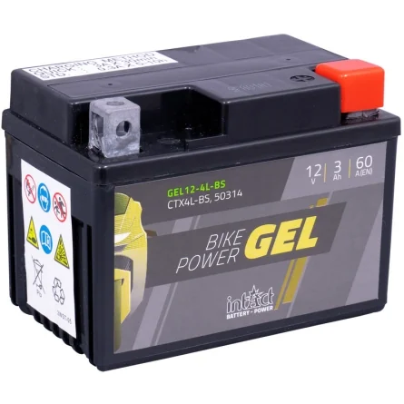 Battery IntAct GEL CTX4L-BS 3Ah 60A