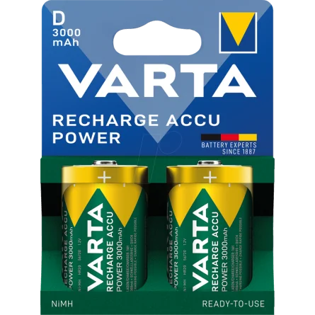 Rechargeable batteries Varta D 3000 mAh