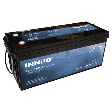 Lithium battery LiFePO4 25.6V 100Ah