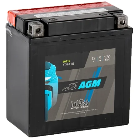 Battery IntAct AGM CTX9A-BS 9Ah 120A