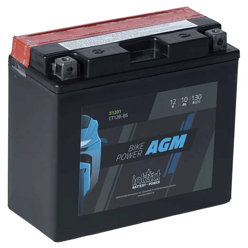 Battery IntAct AGM CT12B-BS 10Ah 130A