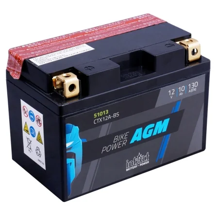 Battery IntAct AGM CTX12A-BS 10Ah 130A