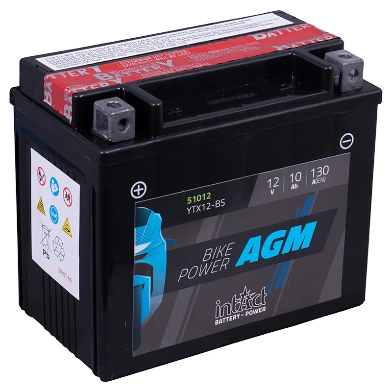 Battery IntAct AGM CTX12-BS 10Ah 130A
