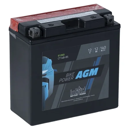 Battery IntAct AGM CT14B-BS 12Ah 140A