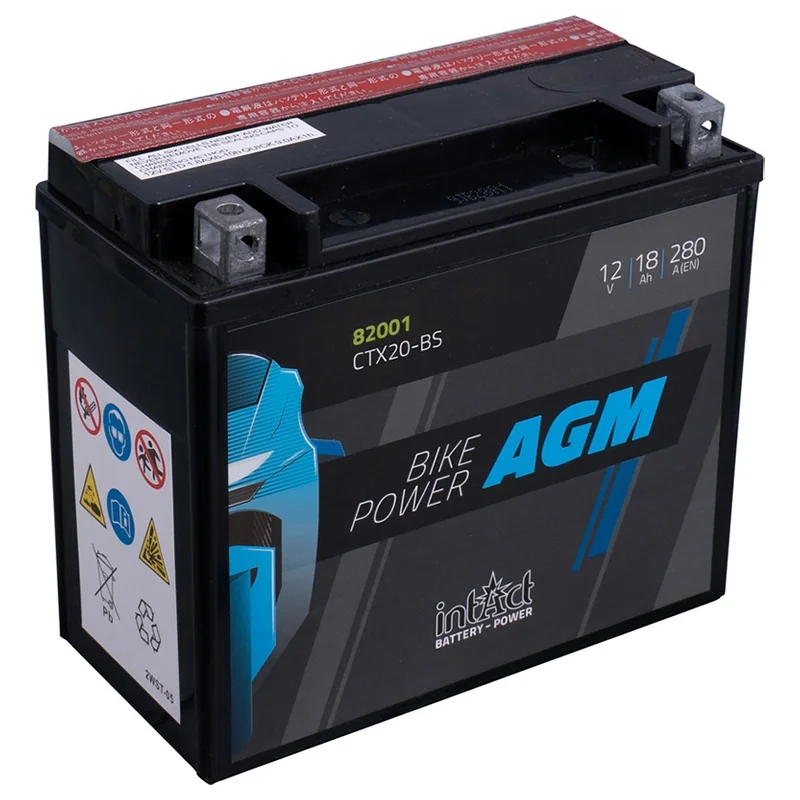Battery IntAct AGM CTX20-BS 18Ah 280A