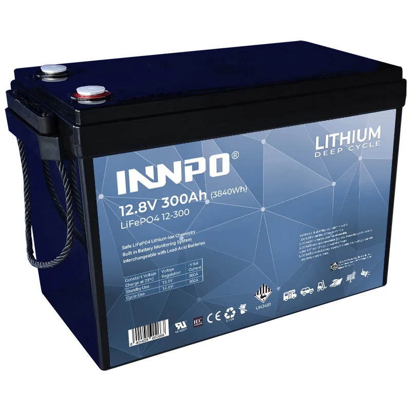 Lithium battery LiFePO4 12.8V 300Ah