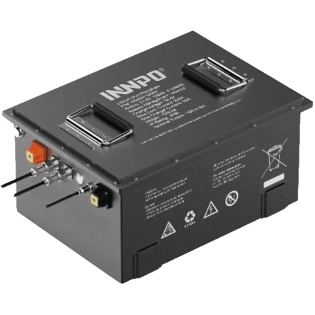 LiFePO4 Battery 51.2V 100Ah with Charger, LCD Display & Bluetooth | 200A | Replaces 48V Systems