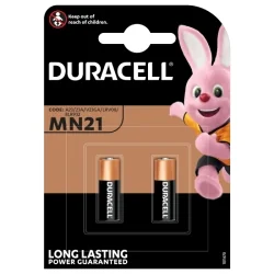 Duracell MN21 Long Lasting Power Alkaline Batteries (2 Units)