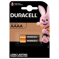 Duracell AAAA Long Lasting Power Alkaline Batteries (2 Units)