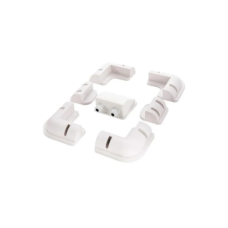 ABS Solar Panel Kit with Corner Mounts and Cable Entry