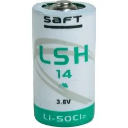 Standard Lithium Battery C Saft LSH 14 3.6V Li-SOCl2