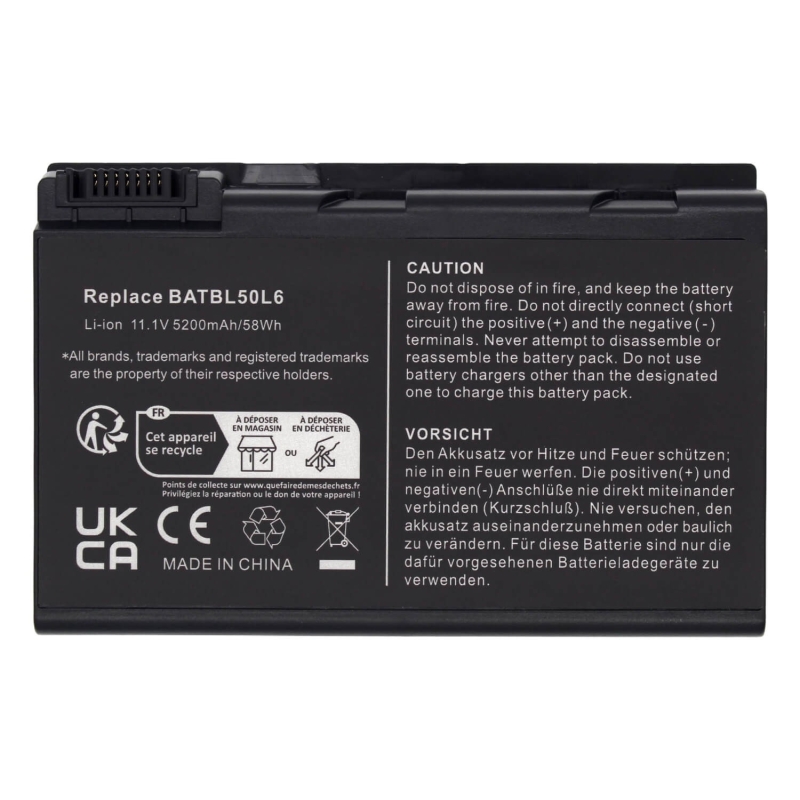Laptop Battery for ACER BATBL50L4 BATBL50L6 BATBL50L8 BATBL50L8H BATCL50L4 11.1V