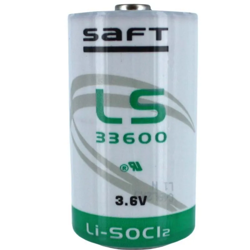 Standard Lithium Battery D Saft LS 33600 3.6V Li-SOCl2