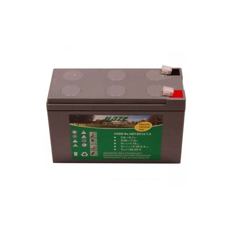 HAZE Battery GEL 12V 7.5A