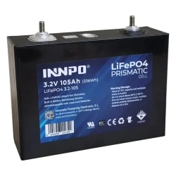 INNPO Prismatic LiFePO4 Batery Cell 3.2V 105Ah