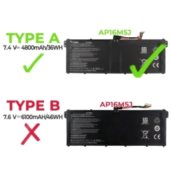 Laptop Battery ACER ASPIRE A315-51 AP16M5J