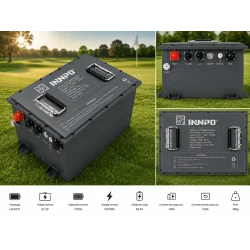 LiFePO4 Battery 51.2V 100Ah with Charger, LCD Display & Bluetooth | 200A | Replaces 48V Systems