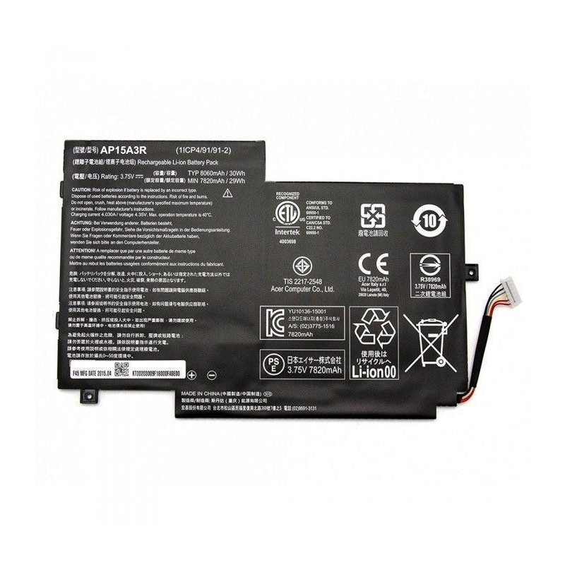 Laptop Battery for ACER ASPIRE SWITCH 10E SW3-013-1566 AP15A3R