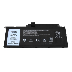 Laptop Battery for DELL INSPIRON 15 7537 17 7737 F7HVR