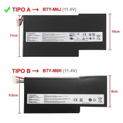 Laptop Battery for MSI GS63 GS63VR GS73 GS73VR MS-16 BTY-M6J