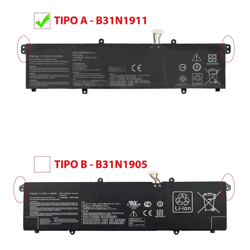 Laptop Battery for ASUS VIVOBOOK FLIP TP470EA TP470EZ X421DA C31N1911 B31N1911
