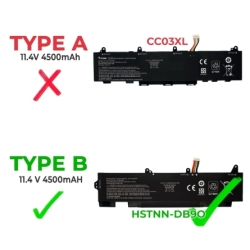Laptop Battery for HP ELITEBOOK 830 G7 835 G7 840 G7 850 G7 855 G7 CC03XL