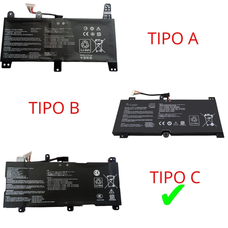 ASUS ROG STRIX C41N1731 TYPE-C laptop battery