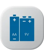 Batteries type AA, AAA, C, D, 9V